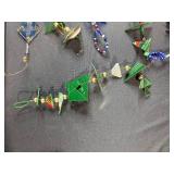 Collection of Beaded Glass Holiday Ornaments