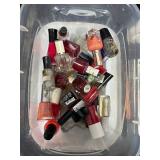 Nail Care Lot with Nail Polish Removers, Assorted Polishes, Lotion, and Files - quantities unverified