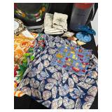 Beach and Summer Decor Collection with Bags, Pitcher, Clock, and Towels