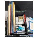Large Office and School Supplies Lot with Rulers, Markers, Organizers, and More