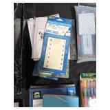 Large Office and School Supplies Lot with Rulers, Markers, Organizers, and More