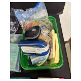 Large Office and School Supplies Lot with Rulers, Markers, Organizers, and More