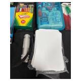 Large Office and School Supplies Lot with Rulers, Markers, Organizers, and More