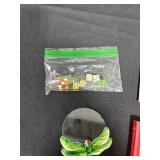 Mixed Lot: Dice, Dragonfly Magnifier, Books, and Political Photographs