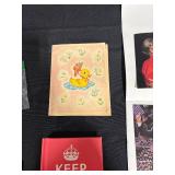 Mixed Lot: Dice, Dragonfly Magnifier, Books, and Political Photographs