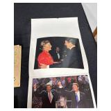 Mixed Lot: Dice, Dragonfly Magnifier, Books, and Political Photographs