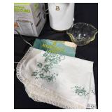 Kitchenware Collection with Glass Measuring Cup, Pressure Cooker Steamer, Popcorn Maker, and Utensils