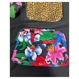 Assorted Shoulder Bags and Cosmetic Pouches Animal Print and Floral Designs Set of 6
