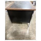 Metal Office Desk with Laminate Top and Multiple Drawers 60x30x30 Inches