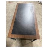 Metal Office Desk with Laminate Top and Multiple Drawers 60x30x30 Inches