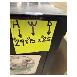 Lot of 3 Two-Drawer Metal Filing Cabinets, 29x15x25 and 29x15x18 Inches