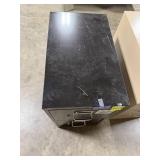 Lot of 3 Two-Drawer Metal Filing Cabinets, 29x15x25 and 29x15x18 Inches