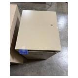 Lot of 3 Two-Drawer Metal Filing Cabinets, 29x15x25 and 29x15x18 Inches