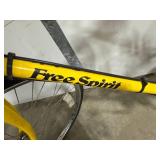Free Spirit Yellow Vintage Road Bicycle
