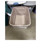Assorted Storage Totes and Latching Plastic Bins Lot