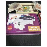 Collection of Needlecraft Kits and Head Magnifiers with LED Lights