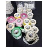 Assorted Office and Price Label Rolls (Zebra Printer) and Colored Sticker Sheets