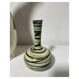 Red Wing Pottery Vase & Collection of 4 Vintage Art Glass and Pottery Vase