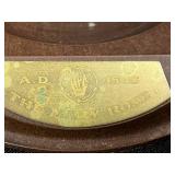 Collection of Nautical Decor Items - Mary Rose Glass Ship, Conch Shell, Sea Horse Embedment