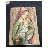 Lot of Decorative Religious Decor - Inc Crosses and Small Original Picture from Italy