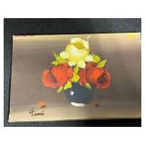 Lot of Decorative Religious Decor - Inc Crosses and Small Original Picture from Italy