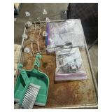 Utility Cart with Black & Decker Air Station Compressor/Inflator, Cleaning Supplies, Hardware, and Hand Tools Assortment