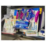 Fiskars Cutter w Large Office Supply Lot with Pens, Labels, Notebooks, and Accessories