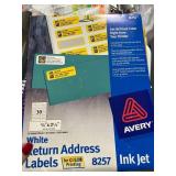 Fiskars Cutter w Large Office Supply Lot with Pens, Labels, Notebooks, and Accessories