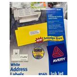 Fiskars Cutter w Large Office Supply Lot with Pens, Labels, Notebooks, and Accessories