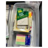 Fiskars Cutter w Large Office Supply Lot with Pens, Labels, Notebooks, and Accessories