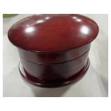 Decorative Home Lot: Crystal Vase, Pyrex Dishes, Wooden Jewelry Box, Amethyst Cluster on Stand, US Paperweight