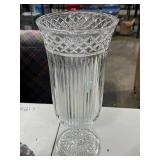 Decorative Home Lot: Crystal Vase, Pyrex Dishes, Wooden Jewelry Box, Amethyst Cluster on Stand, US Paperweight