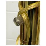 6 Ft Brass Torchiere Floor Lamp with Dimmer Switch