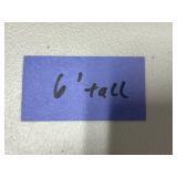 6 Ft Brass Torchiere Floor Lamp with Dimmer Switch