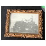 Lot of Handcrafted Wooden Signed Bowls, Lizzie High Folk Art Dolls, Framed Photo, and School Decor