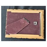 Lot of Handcrafted Wooden Signed Bowls, Lizzie High Folk Art Dolls, Framed Photo, and School Decor