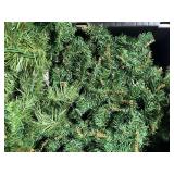 Artificial Pine Garland with Lights in Storage Tote