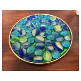 Antique Decorative Floral Lamp with Porcelain Aynsley Bone China Dish and Vase Collection