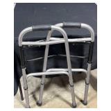 Medline Folding Walker with Adjustable Legs