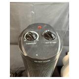 Lot of 2 Portable Electric Heaters - Tower and Comfort Zone Fan Heater
