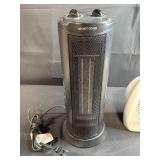 Lot of 2 Portable Electric Heaters - Tower and Comfort Zone Fan Heater