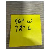 Full SZ Sertapedic Mattress with Box Spring and MCM Oak Headboard w Storage, 56in x 72in