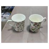 Assorted Tableware Set with Vintage Milk Glass "Grape" Salt & Pepper Shakers, Milk Glass Footed Dessert Bowls, Glass Dish, and Queen