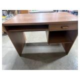 Wooden Office Desk with Drawer, Cabinet 46x24x30 Inches