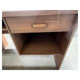 Wooden Office Desk with Drawer, Cabinet 46x24x30 Inches