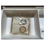 Wooden Office Desk with Drawer, Cabinet 46x24x30 Inches