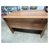 Wooden Office Desk with Drawer, Cabinet 46x24x30 Inches