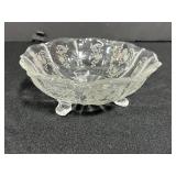 Vintage Glass Bowls, Baldwin Brass Candle Holders, and VTG Eyeglasses with Ray Ban Case