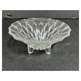 Vintage Glass Bowls, Baldwin Brass Candle Holders, and VTG Eyeglasses with Ray Ban Case