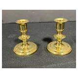 Vintage Glass Bowls, Baldwin Brass Candle Holders, and VTG Eyeglasses with Ray Ban Case